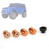 4pz Tappo Centrale Cerchione M4 Dado Adatto per Traxxas TRX4 per Axial SCX10 90046 D90 per Tamiya