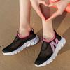 Women's sports shoes summer single net shoes hollow breathable light wading shoes middle-aged and elderly walking shoes couple shoes
