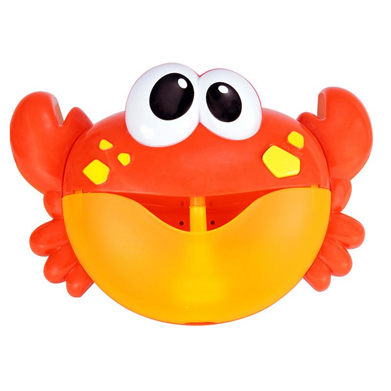 Baby Bath Toys Bubble Machine Crabs Frog Whale Music Kids Bath Toy Bathtub Soap Automatic Bubble Maker Bathroom Toy For Children