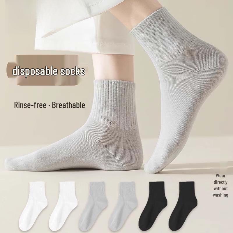 Kashicong Disposable Sweat-Wicking Unisex Socks