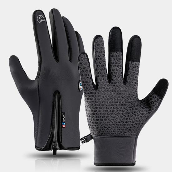 Водонепроникні рукавички з підігрівом для чоловіків і жінок, акумуляторні грілки для рук, електричні рукавички з підігрівом з сенсорним екраном для катання на лижах, піших прогулянок, їзди на велосипеді, водіння