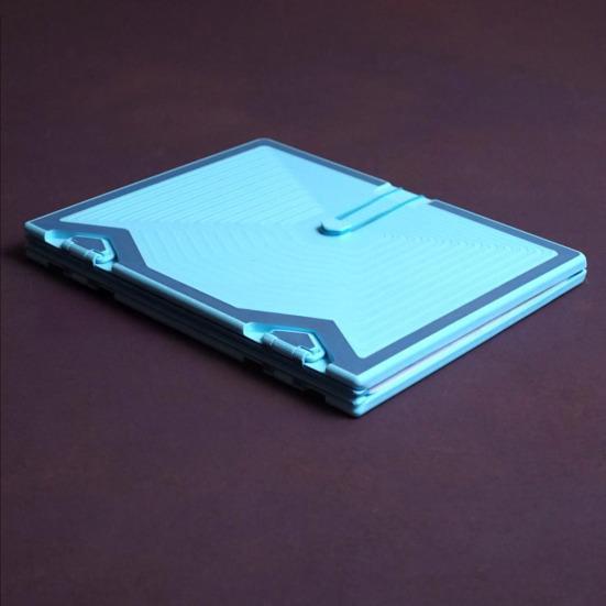 Journal Notebook Cover 3D Printed Journaling Notebooks Protector with Pen Compartment for Office School Home