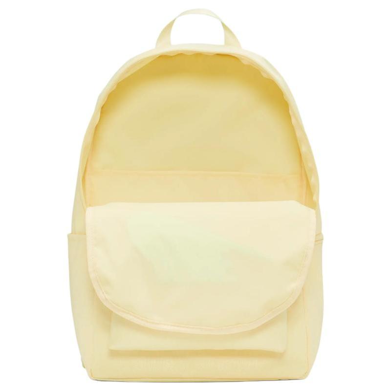 Nike Heritage Fabric Backpack Unisex Light Laser Orange & Light Silver Lightweight Casual FB3040-826