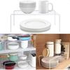 Cabinet Storage Shelf Rack Set of 2 Medium 13 x 9.4 inch Rustproof Metal Wire Kitchen Cabinet Organizer and Storage Cupboard Sp
