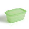 Silicone Folding Storage Box With Lid, Fruit And Vegetable Storage Box, Lunch Box, Scalable