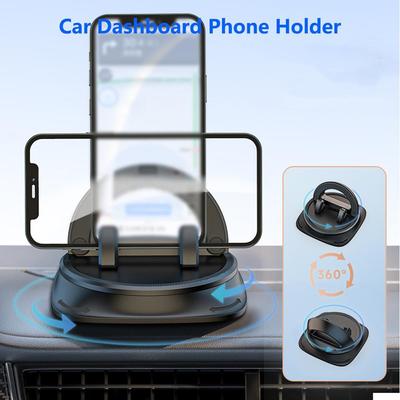 Handyhalterung fürs Armaturenbrett im Auto, 360° drehbare Navigationshalterung, rutschfestes Design, Handyständer für den Einsatz im Auto und zu Hause