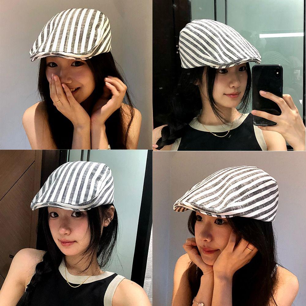 

Casual Women s Berets Fashion Painter Hat Sweet Bucket Hats