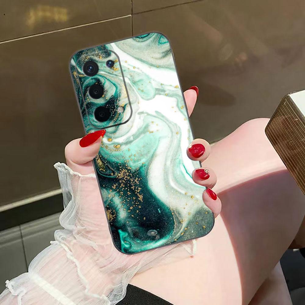 Aquarellmalerei Marmor Handyhülle Für OPPO F31 A5X A6X A5 A6 A17 A16 A38 A53 A54 A55 A57 A58 A60 A74 A78 A92 A93 A94 Hülle
