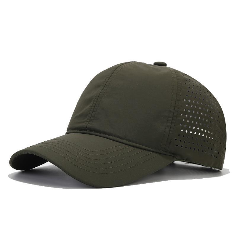 Cap Light Plate Large Brim Baseball Cap Fashion Quick-Drying Mesh Hat Outdoor Sunshade Sun Hat Print Embroidery