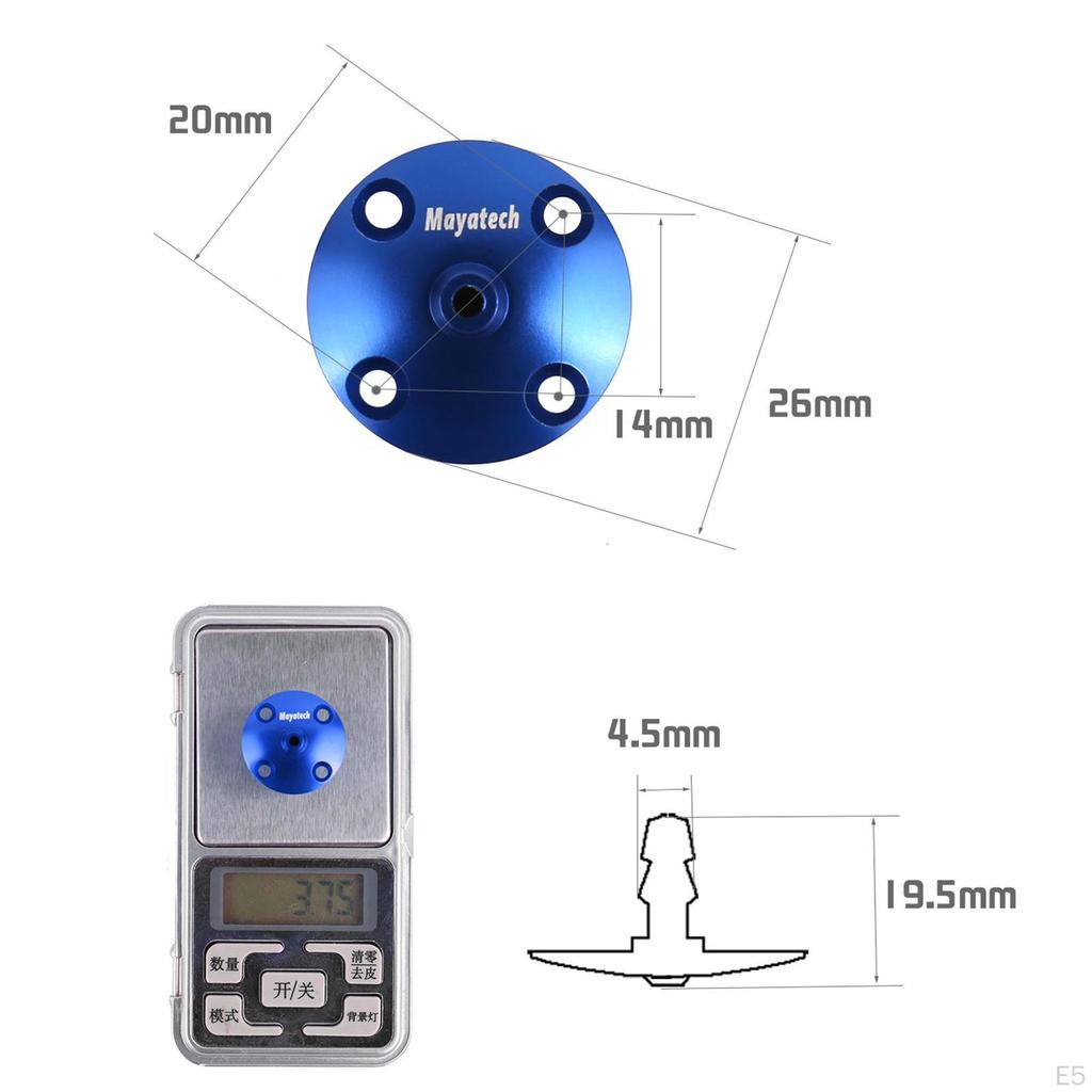 CNC Rounded Fuel Plug W/ Screws for System Ccessories