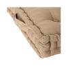 Floor Cushion 40 X 40 Cm Solid Linen Horizon