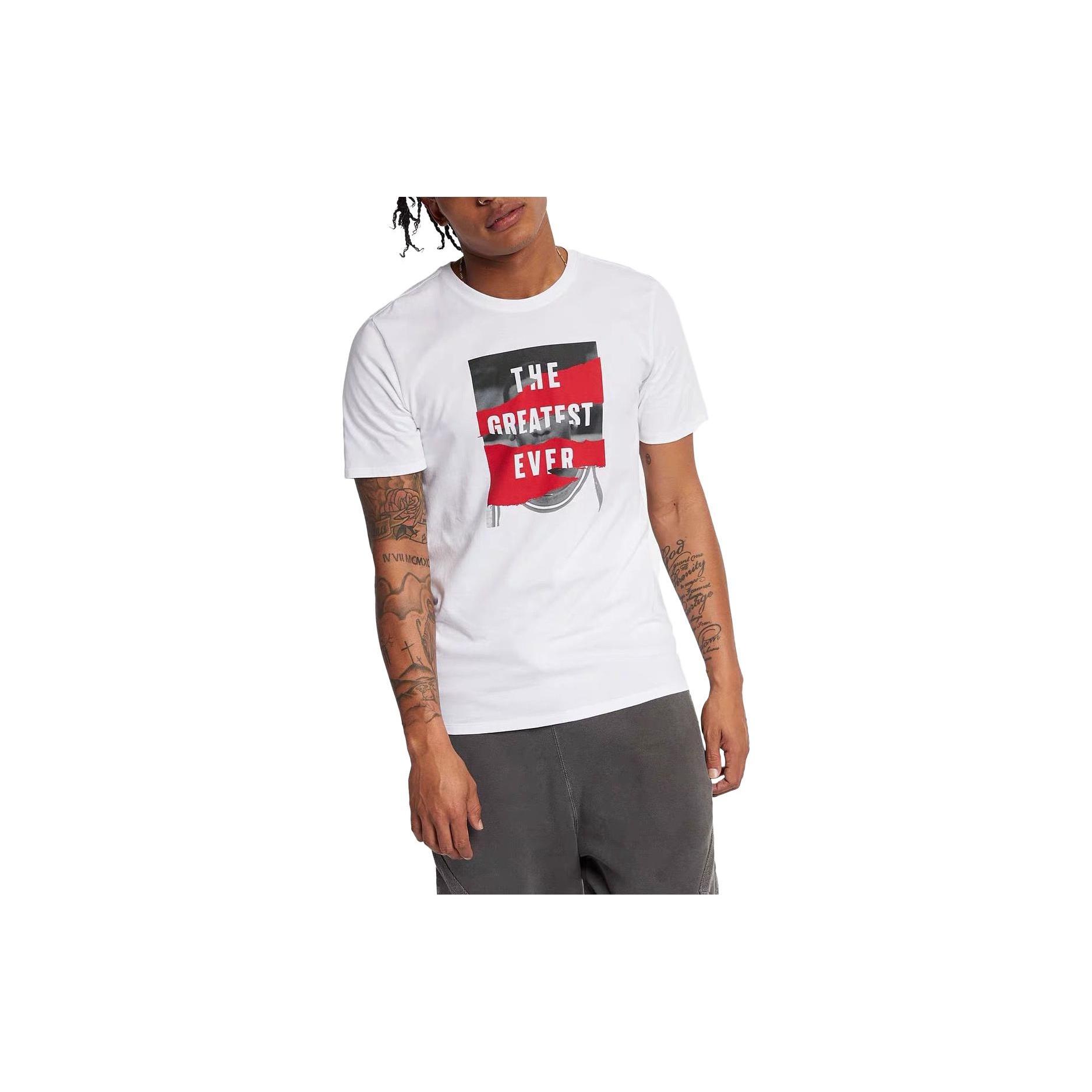 Air Jordan Sportswear Heritage T-shirt White Men s AH6319-100 L