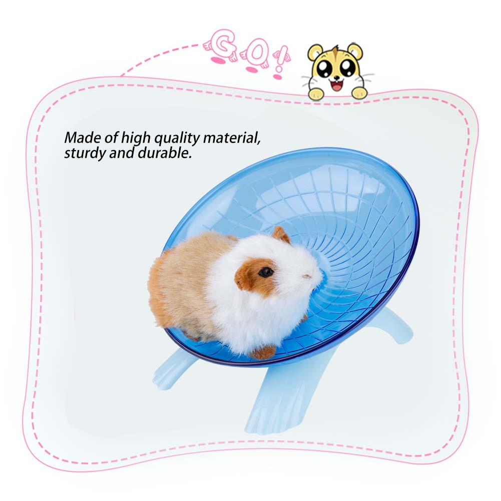 Plastic Wheel Silent Exercise Roller for Mice Hamster Blue