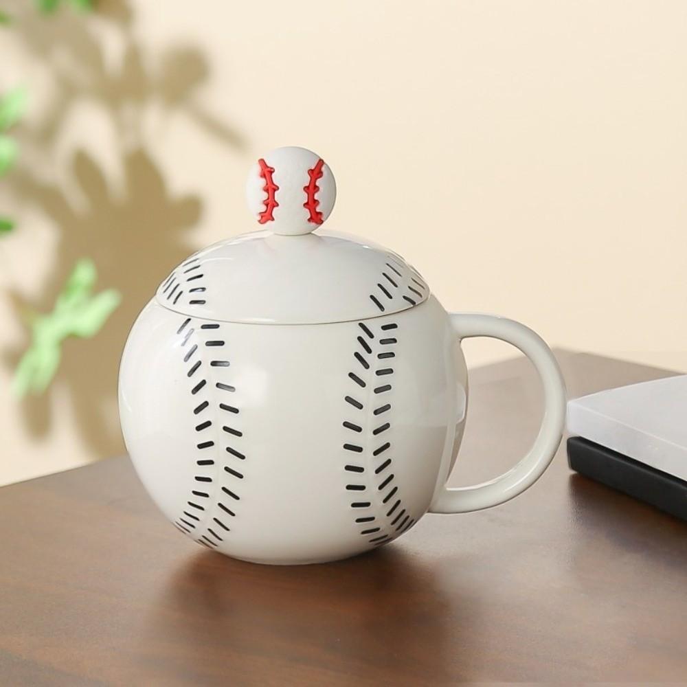 420ml Tea Cup Sports Theme Ceramic Mug Drinkware Baseball Cup  Gift for Baseball Lover