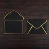 20pcs/batch Thickened Membership Card Retro Transparent Envelope, High-end Hot Stamping Card Small Envelope
