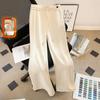 Women's Fleece-Lined Wide-Leg Casual Pants
