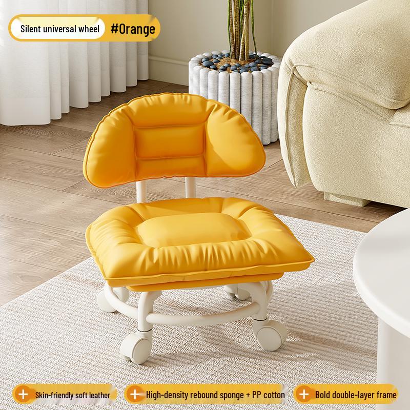 Kompakter Rollhocker mit Schwenkrädern – Ideal für Zuhause, Beauty oder den Gelegenheitsgebrauch