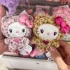 Leopard s Print Bear Series Keychain Pendant Cartoon Kitty Cat Plush Doll Pendant Keychain Bag Decoration Gift
