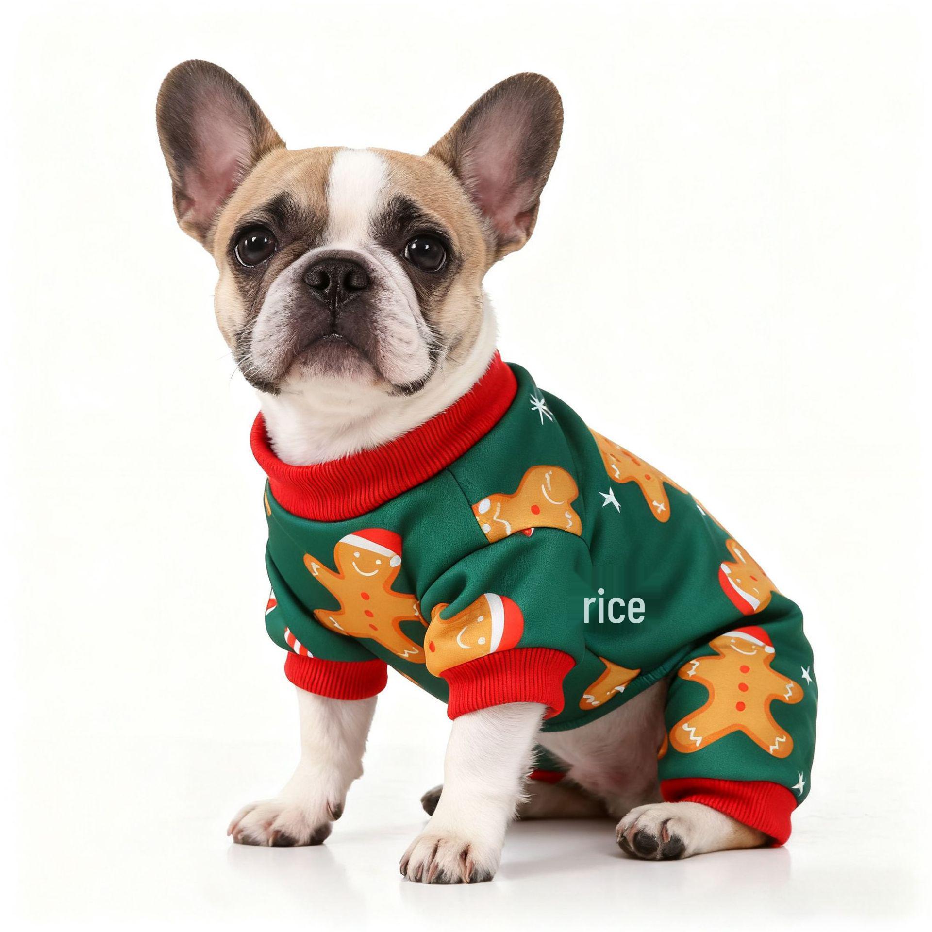 

Рождественский свитер для питомца «Снежинка»: Теплый вязаный жилет для собак и кошек L-Large