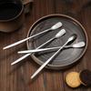 16.9cm Long Handled Stainless Steel Ice Cream Dessert Tea Spoon Colorful Coffee Spoon Dinnerware Flatware Kitchen Tools 1Pcs