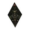 Dark Style Wooden Wall Decor Sun Moon Wall Art Sign Wall Mounted Board  Gothic Style