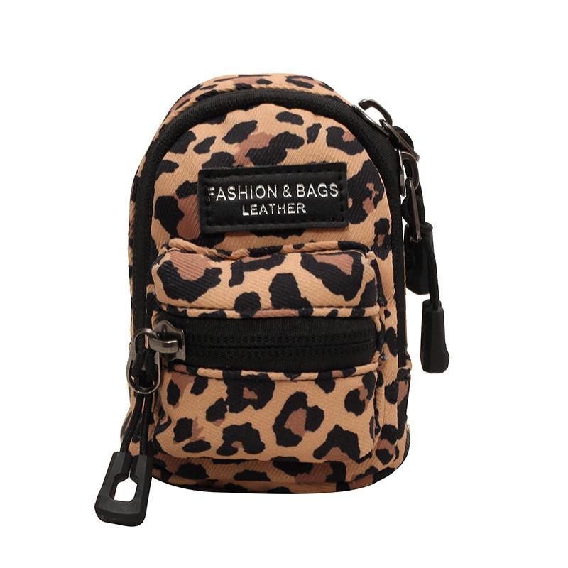 Mini Childrens Stylish Bag With Trendy Leopard Print For Outdoor Travel And Daily Use