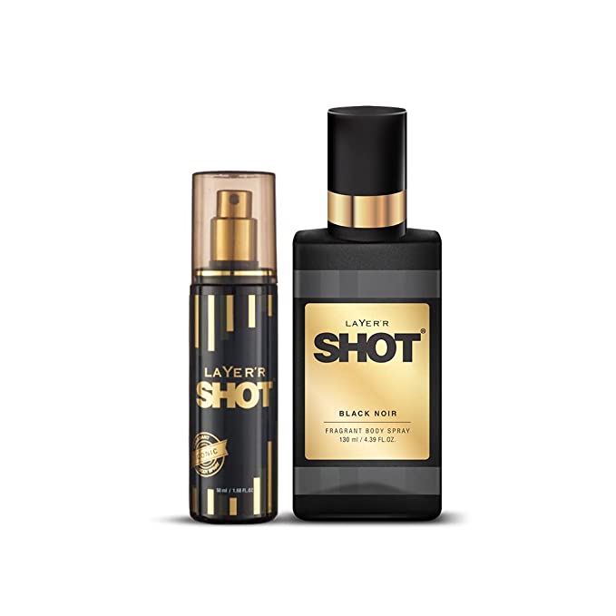 

Layer r Shot Forest Spice та Fiery Pride | Стійкий спрей для тіла | Набір з 2 шт. | для чоловіків | 130 мл Black Noir&Iconic