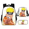 Naruto Backpack Student School Bag Cartoon School Bag Backpack Backpack Satchel Anime