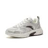 Anta Retro Versatile Shock Absorbing Wear Resistant Low Top Casual Shoes Men Sneaker Gray Ivory-White 912538821-5