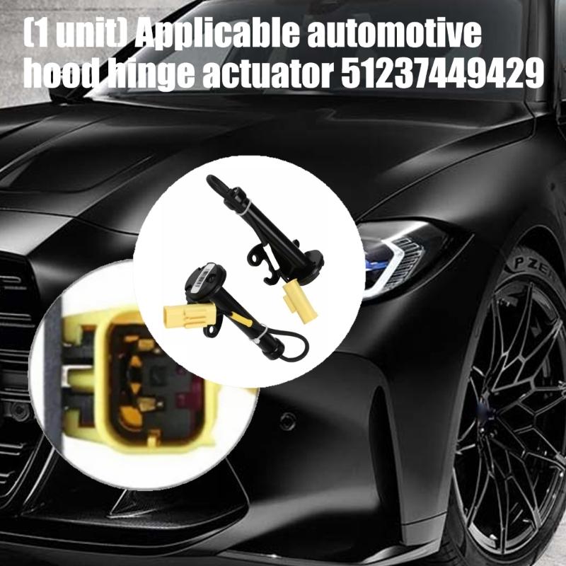 Direct Fit Automotive Engine Cover Hinge Actuator ABS Metal Material Suitable For G21 G28 Models 51237449429 51237458196