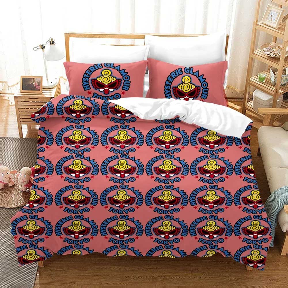 3D Hysteric-Mini Duvet Cover with Pillow Cover Bedding Set Single Double Twin Full Queen King Size Bed Set for Bedroom Decor