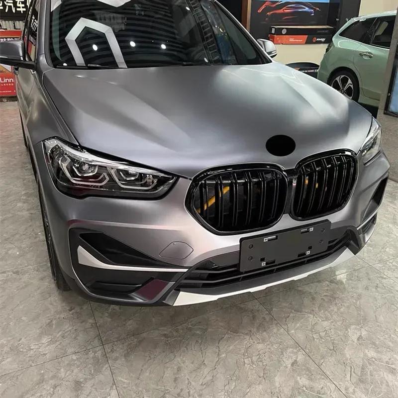 Car Front Grille Mesh Protective Strip Cover Trim For BMW X5 G05 X6 G06 X7 G07 2018      2024 Accessories