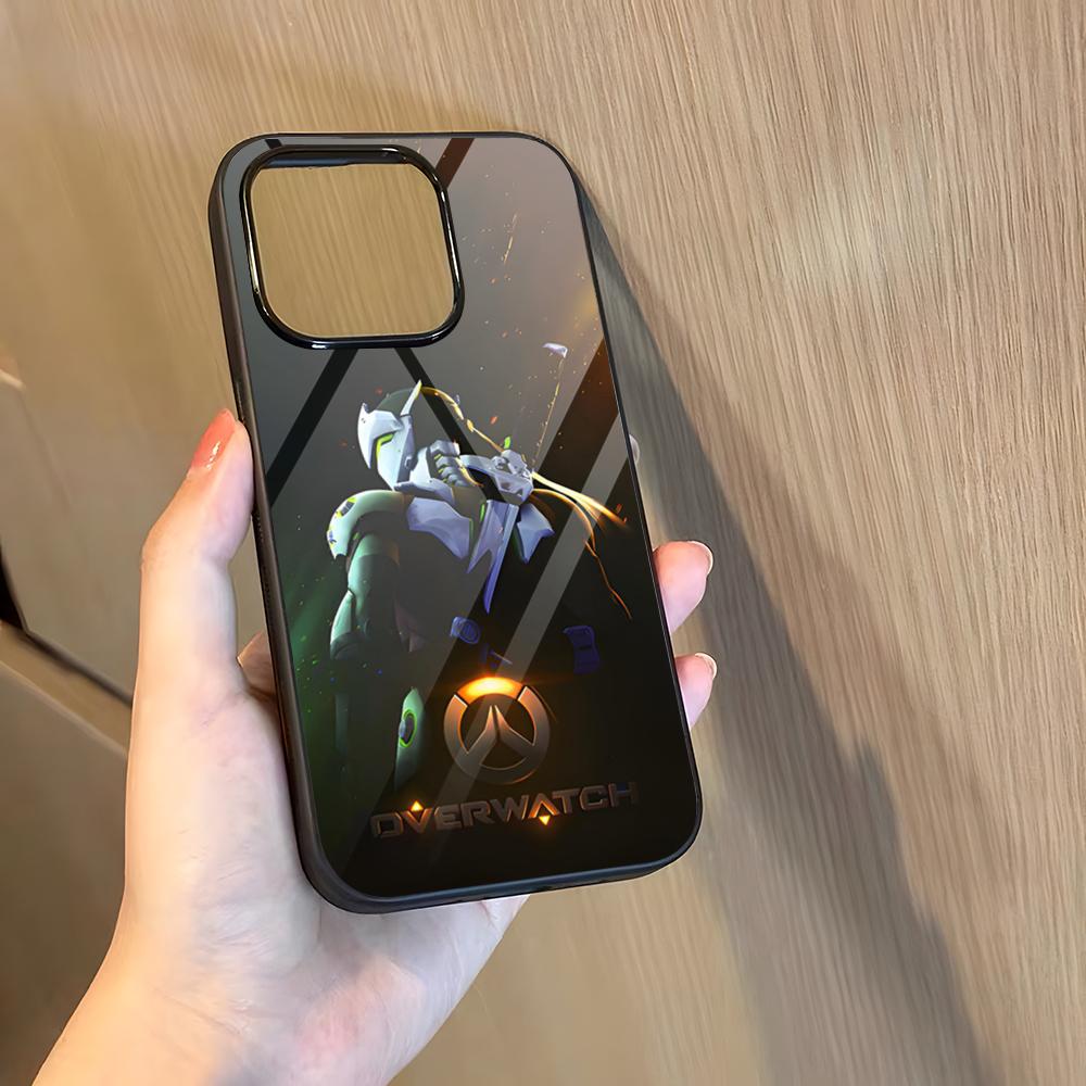 O-Over-watchS Phone Case For 17 Pro Max iPhone 18 16 Plus 15 Pro Max 14 12 11 13 Mini X Xs XR PC+TPU Cover