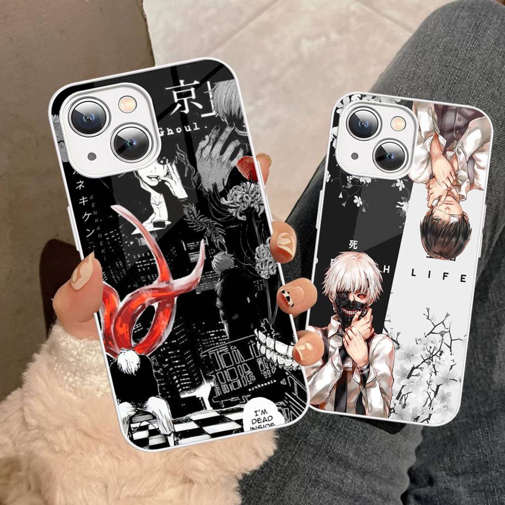 T-Tokyo G-Ghoul Classic Anime Tempered Glass For iphone 14 13 12 11 Pro Mini XS MAX 14Plus X XS XR Cover