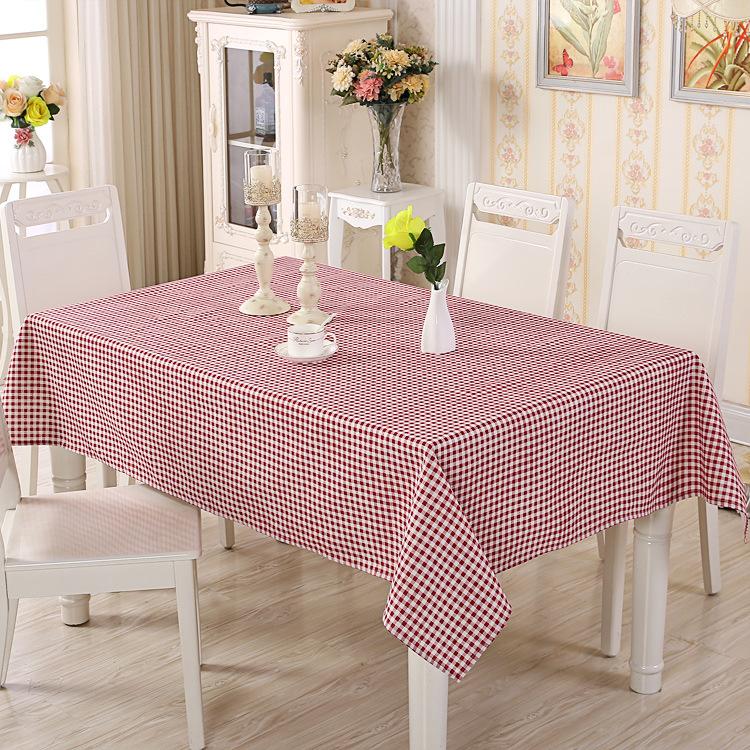 Small Fresh Fabric Cotton And Linen Tablecloth, Creative Striped Pattern Rectangular Coffee Table Tablecloth Dining Table Cloth Yiwu