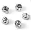 5Pcs Dental Crowns Preformed Metal Crown Stainless Steel Temporary Crowns Dentistry Orthodontic Material Therapy Tools
