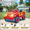 Funappy Birthday on Wheels Kids Electric Ride-On Car – 4WD Off-Road, Dual Seats, Remote Control, Bluetooth, for Ages 3-8