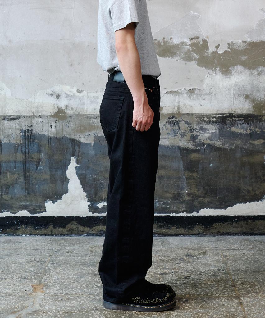 DENMADE Den1091 Selvedge Wide Fit (Jet Black)