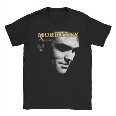 Camiseta Morrissey Tour 2025 Playa Camisetas Cantante y compositor británico Camiseta 100% Algodón Para Hombre Manga Corta Top Camisetas