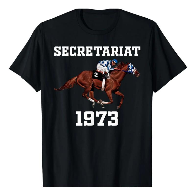 Camiseta Secretariat 1973 Para Carreras De Caballos S разноцветный