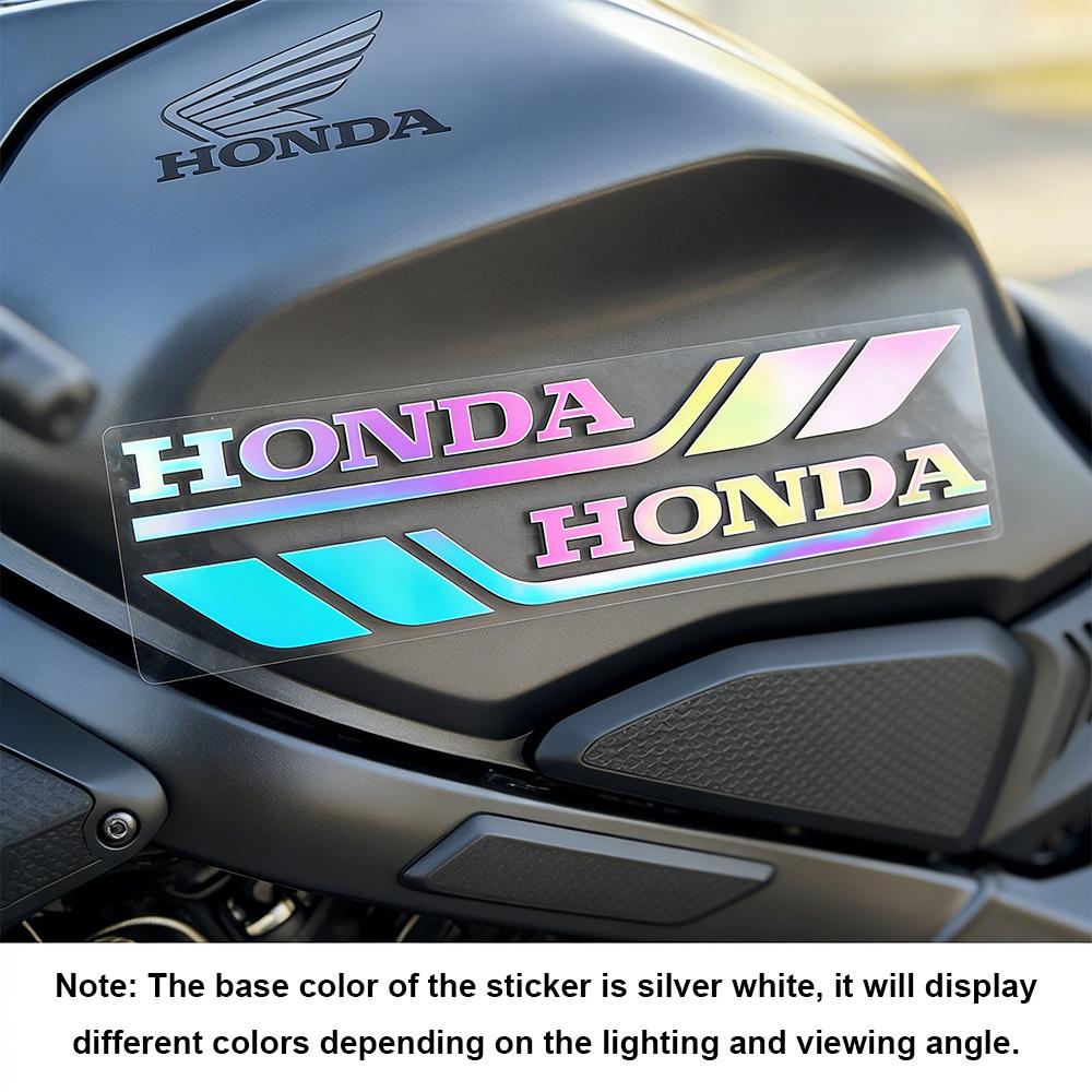 Reflective & Laser Hollow Letter Carved Stickers for Honda Motorcycle Fuel Shock Absorber Helmet and Car Rearview Mirror Decals