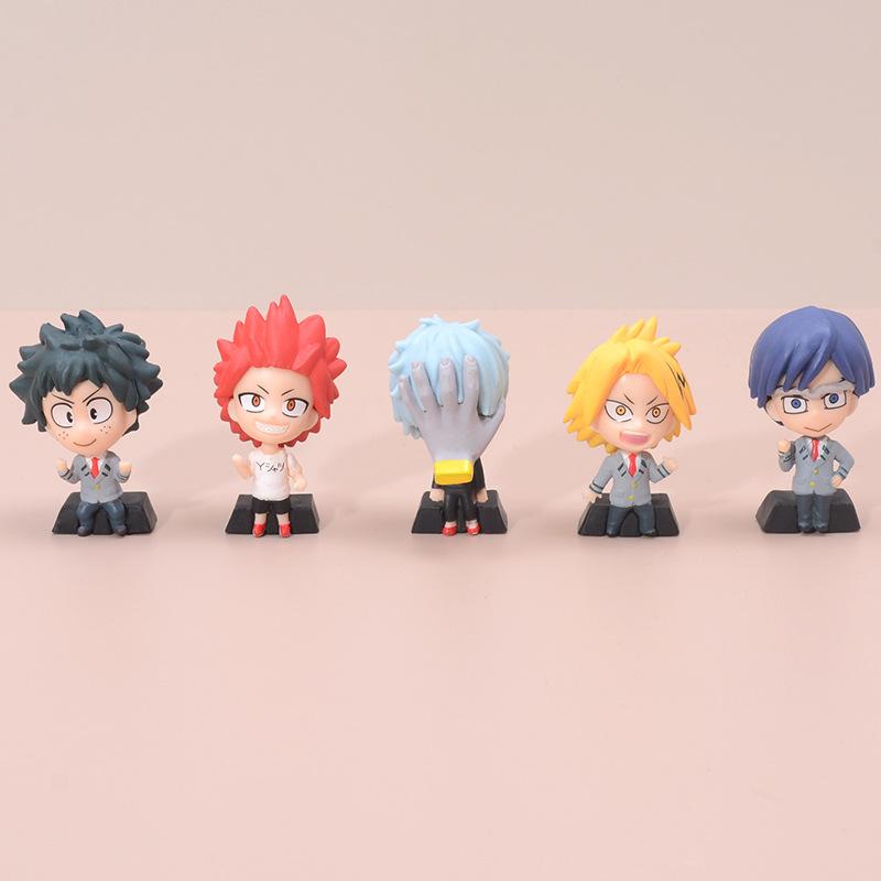 My Hero Academia Midoriya Izuku Todoroki So Kirishima Eijiro Himiko Toga Collectile Model Figures Doll Toys