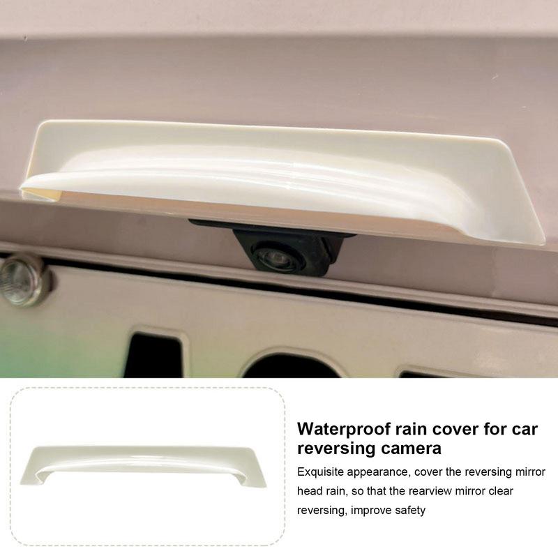 Car Reverse Camera Rain Shield Car Reversing Mirror Camera Rain Shade Cover Rainproof Waterproof Shield Car Exterior Accessories
