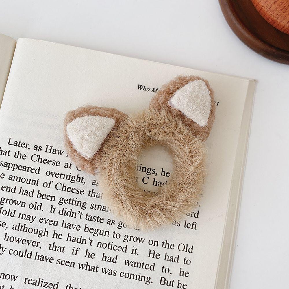 Ties Female Cat Ears Scrunchies Korean Style Hair Rope Christmas Ponytail Holder Women Hair Ring