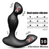 Male Prostate Massage Vibrator remote control dual motor Anal Plug Silicone  Male Masturbator Adult Sex Toys for Men