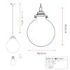 Cerdeco Unique Tree Leaf Pattern Glass Pendant Retro Smoke Cute Interior Ceiling Cafe Hook Ceiling Shade Ceiling Cover Not Included Light, Style,