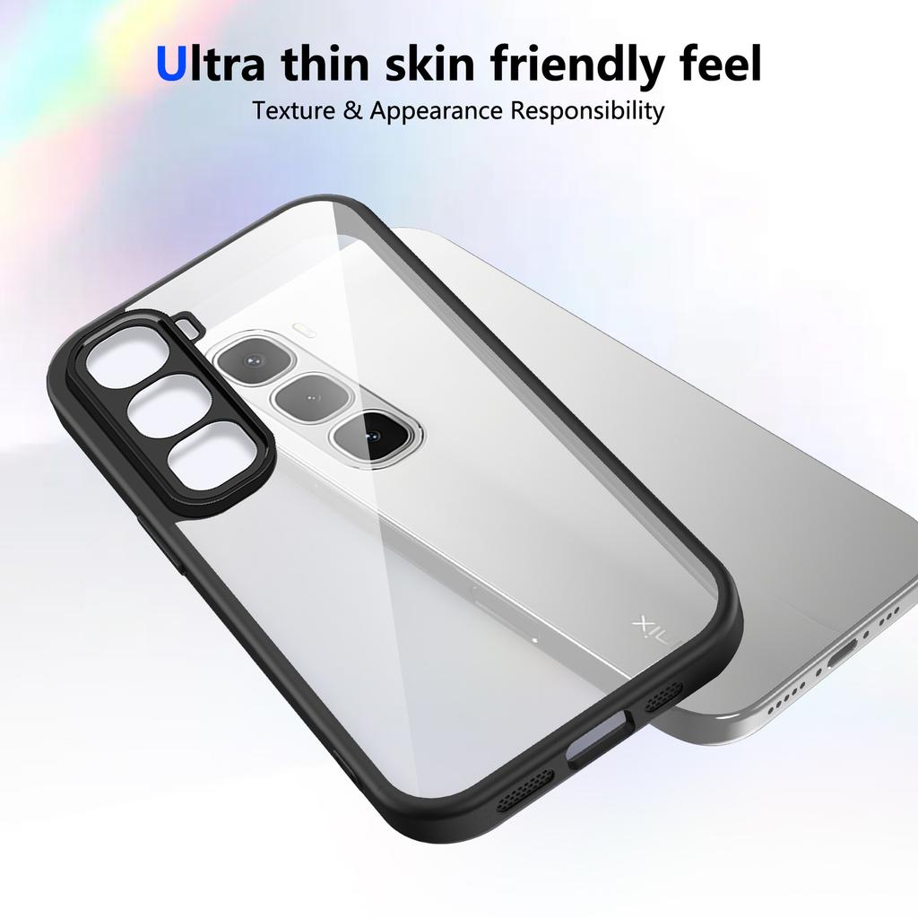 For Infinix Hot 60 Pro 60i 4G Case Hard PC Slim Transparent Shockproof Protective Phone Back Cover For Infinix Hot 60Pro Shell