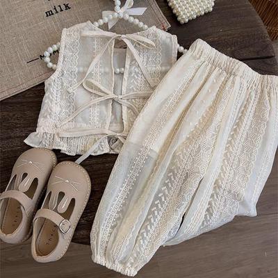 Mädchenbekleidung Modisches Set, Stilvolle Sommerhosen, Mädchen Baby Mädchen Sommerkleidung, Kinder Sommerkleidung