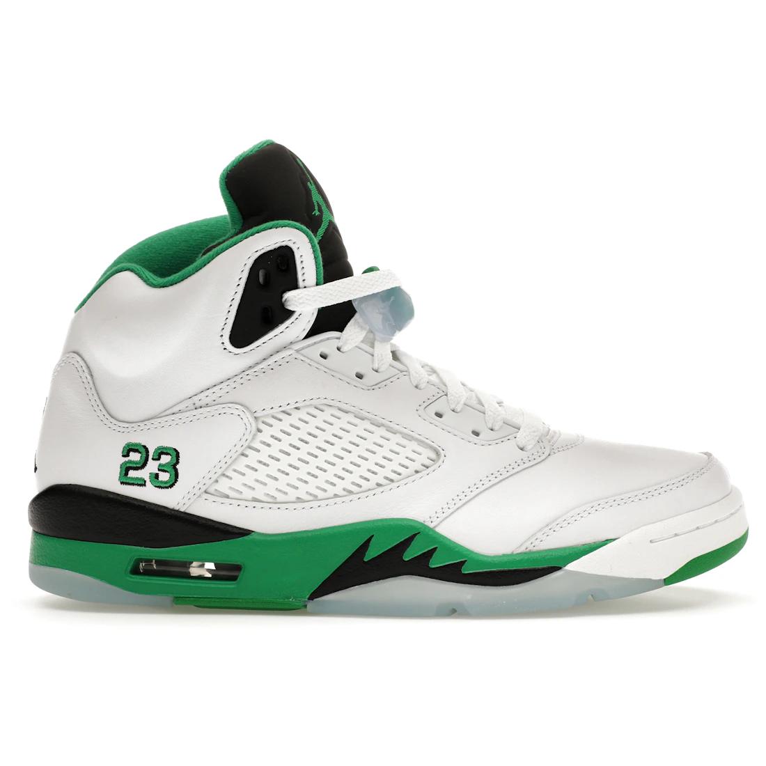 

Новые женские баскетбольные кроссовки Jordan Air Jordan 5 Lucky Green Retro High DD9336-103 36.5