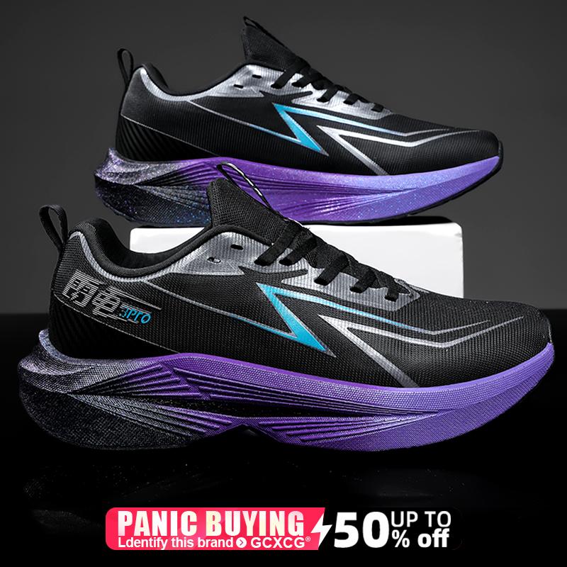 Antiskid Sneaker Sport Reticular Airy Speciality Marathon Male Running Shoes Carbon Board Ultralight Women'S Sports